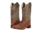 Old West Kids Boots Broad Square Toe (toddler/little Kid) (burnt Vintage) Cowboy Boots