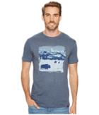 Mountain Khakis Snowy Graze T-shirt (blue Heather) Men's T Shirt