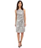 Rsvp Massa Ruched Dress (silver) Women's Dress