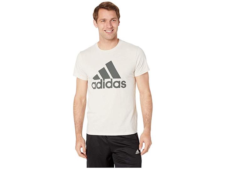 Adidas Badge Of Sport Classic Tee (raw White) Men's T Shirt