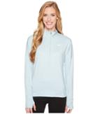 Nike Dry Element 1/2 Zip Running Top (ocean Bliss/heather) Women's Long Sleeve Pullover