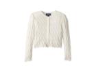 Polo Ralph Lauren Kids Pointelle Cotton Cardigan (little Kids) (nevis) Girl's Sweater