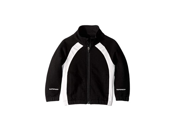 Superism Garrett Track Jacket With Side Pockets (toddler/little Kids/big Kids) (black) Boy's Coat