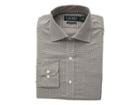 Lauren Ralph Lauren Classic Fit No-iron Houndstooth Warren Dress Shirt (latte/antique White) Men's Long Sleeve Button Up