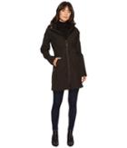 Ilse Jacobsen 3/4 Length Coat (black) Women's Coat