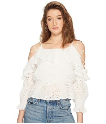 Astr The Label Kennedy Top (white) Women's Clothing