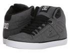 Dc Pure High-top Wc Tx Se (black/white/black) Men's Skate Shoes