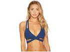 Becca By Rebecca Virtue Color Code Wrap Top (indigo) Women's Swimwear