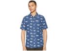 Quiksilver Waterman Wake Lures Technical Shirt (dark Denim) Men's Clothing