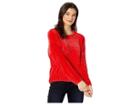 Sanctuary Chenille Pullover Sweater (street Red) Women's Sweater
