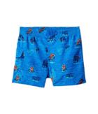 Columbia Kids Solar Streamtm Ii Boardshort (toddler) (super Blue Campin Print) Boy's Swimwear