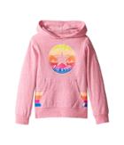 Converse Kids Sunset Hoodie (toddler/little Kids) (neo Pink Snow Heather) Girl's Sweatshirt