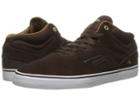Emerica The Westgate Mid Vulc (dark Brown) Men's Skate Shoes