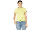 U.s. Polo Assn. Tie Front Polo Shirt (mai Tai) Women's Clothing