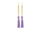 Vanessa Mooney The Davina Tassel Earrings (purple) Earring