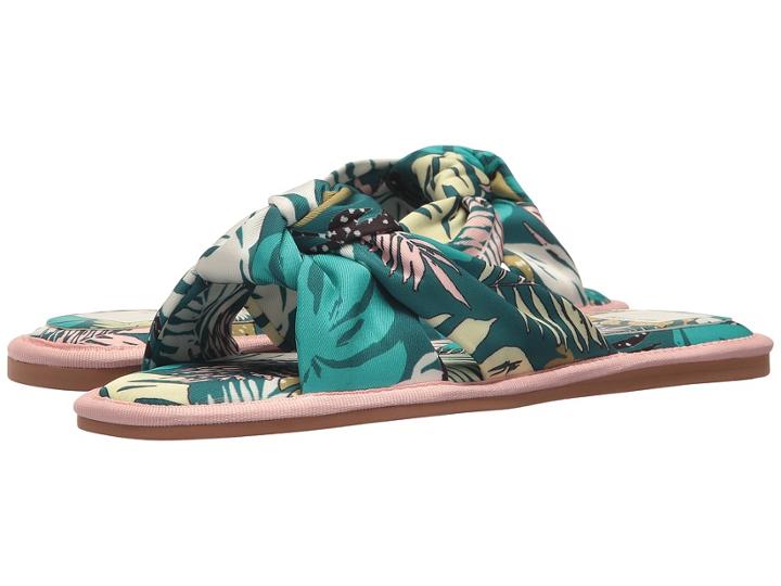 Dolce Vita Halle (green Palm Print) Women's Zip Boots