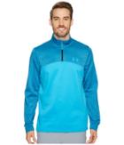 Under Armour Armour Fleece Icon 1/4 Zip (blue Shift/bayou/blue Shift) Men's Fleece