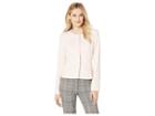 Calvin Klein Twill Peplum Jacket (rose/white) Women's Clothing