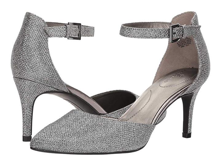 Bandolino Ginata (gunmetal Glamour Material) Women's Sandals