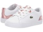 Lacoste Kids Lerond (toddler/little Kid) (white/pink) Girls Shoes