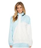 Under Armour Relay Pattern Track Jacket (blue) Women's Coat