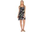 Robin Piccone Elisa Sheer Babydoll Dress Cover-up (midnight Multi) Women's Swimwear