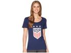 Nike Usa Crest Tee (midnight Navy) Women's T Shirt