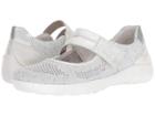 Rieker R3506 Liv 06 (white/silver/ice/silver) Women's Shoes