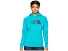 The North Face Half Dome Pullover Hoodie (kokomo Green/weathered Black Sparse Triangle Print) Women's Sweatshirt