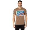 Marmot Mountain Tab Short Sleeve T-shirt (brown Heather) Men's T Shirt