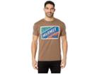 Marmot Mountain Tab Short Sleeve T-shirt (brown Heather) Men's T Shirt