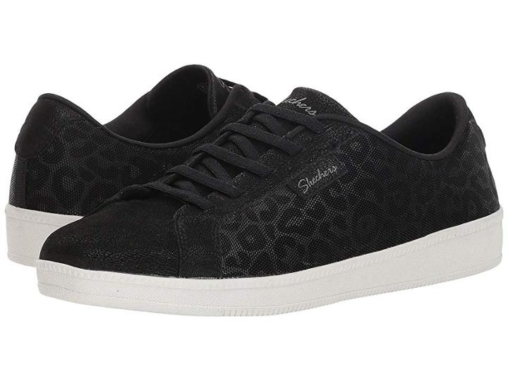 Skechers Madison Ave (black/white) Women's Lace Up Casual Shoes