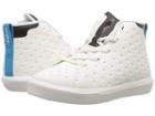 Native Kids Shoes Monaco Mid Ct (toddler/little Kid) (shell White Ct/jiffy Black/shell White) Kids Shoes