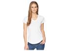 Mountain Khakis Cora Short Sleeve Crew (linen Stripe) Women's Clothing