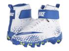 Nike Kids Force Savage Shark Football (toddler/little Kid/big Kid) (white/game Royal/game Royal) Boys Shoes