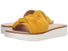 Seychelles Coast (yellow Suede) Women's Slide Shoes