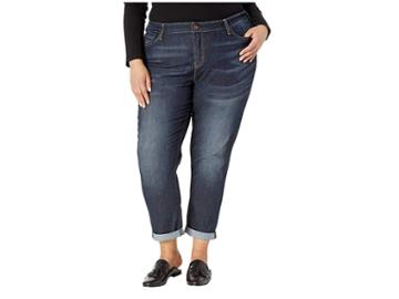 Signature By Levi Strauss & Co. Gold Label Plus Size Mid-rise Slim Boyfriend Jeans (stormy Sky Canada) Women's Jeans