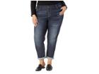 Signature By Levi Strauss & Co. Gold Label Plus Size Mid-rise Slim Boyfriend Jeans (stormy Sky Canada) Women's Jeans