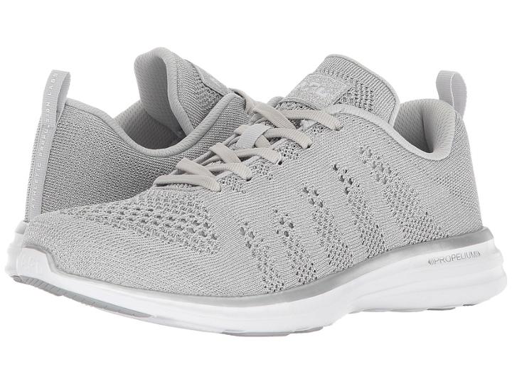 Athletic Propulsion Labs (apl) Techloom Pro (metallic Silver/white) Men's  Shoes