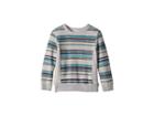 Splendid Littles Reverse Baby French Terry Stripe Sweatshirt (toddler) (light Grey Heather) Boy's Sweatshirt