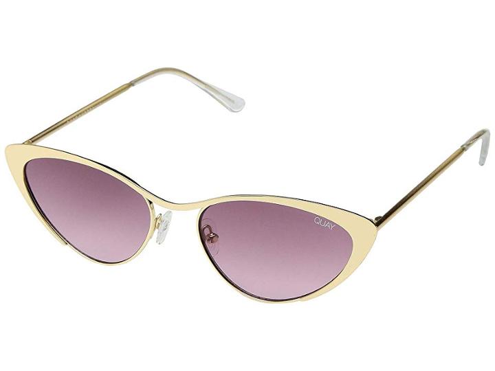 Quay Australia Boss #quayxalissa (gold/purple) Fashion Sunglasses