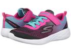 Skechers Kids Go Run 600 (little Kid/big Kid) (black/multi 2) Girl's Shoes