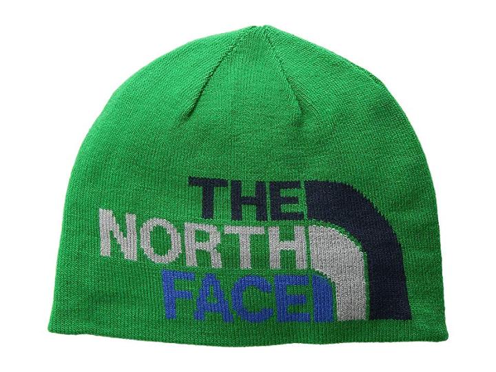 The North Face Kids Youth Anders Beanie (primary Green/cosmic Blue Multi) Beanies