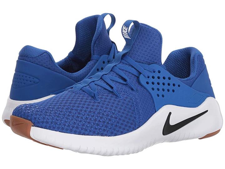 Nike Free Trainer V8 (game Royal/black/white/gum Medium Brown) Men's Cross Training Shoes