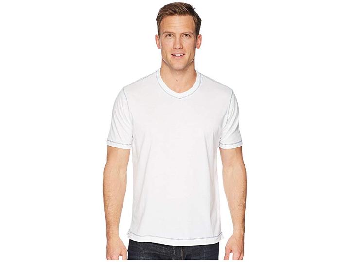 Robert Graham Traveler Tee (white) Men's Short Sleeve Pullover