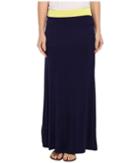 Gabriella Rocha Side Slit Maxi Skirt (citron/navy) Women's Skirt