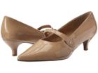 Trotters Petra (nude Patent Leather) Women's 1-2 Inch Heel Shoes