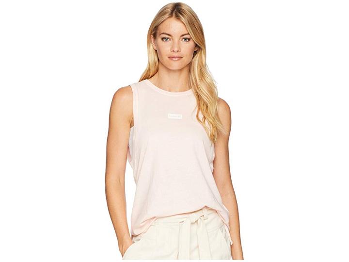 Hurley One And Only Box Biker Tank (storm Pink) Women's Sleeveless