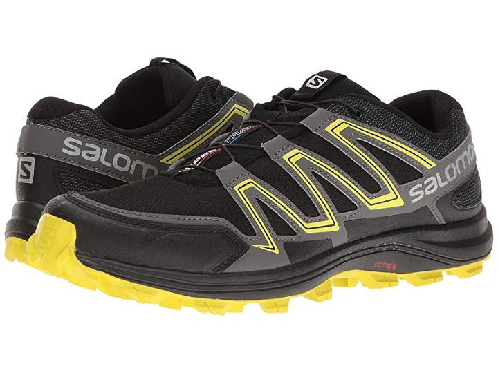 Salomon Speedtrak (black/magnet/sulphur Spring) Men's Shoes