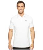 Under Armour Golf Ua Coolswitch Ice Pick Polo (white/black/graphite) Men's Clothing